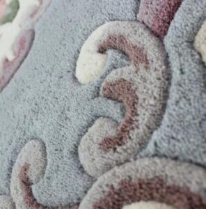 Traditional Floral Medallion Vintage Hand Tufted Rug
