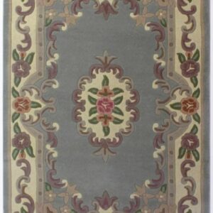 Traditional Floral Medallion Vintage Hand Tufted Rug