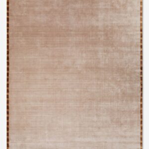 Hand Tufted Solid Beige Wool Area Rug – Modern Minimalist Handmade Rug